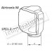 Крышка задняя к Eberspacher Airtronic D4 d=90mm и углом 90 град. - изображение №3