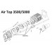 Комплект прокладок 3 шт. к  Webasto Air Top 3500/5000,  AT3500ST,  AT3900EVO, бенз/диз 12(24) - изображение №2