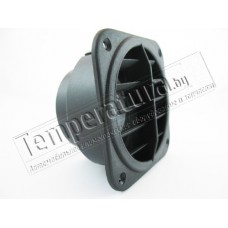 Дефлектор поворотный с выходом d= 75mm, размер 100mm