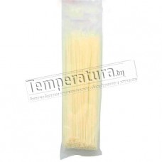 Стяжка кабельная, 430*4,5. (кол-во 100 шт). Цвет белый, Италия